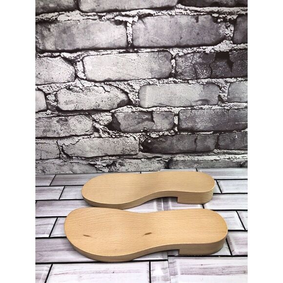 New! Wooden Soles Women Sz 37EU/8.5M US Made in Italy Shoe Repair - Picture 10 of 16